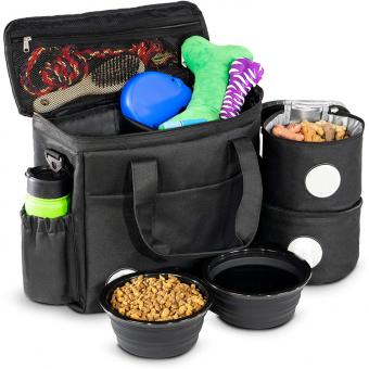 Travel Dog Treat Training Food Carrier Bag Pet Food Carrier Shoulder Bag поставщик
