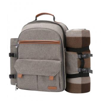 4 Person Picnic Backpack With Cutllery